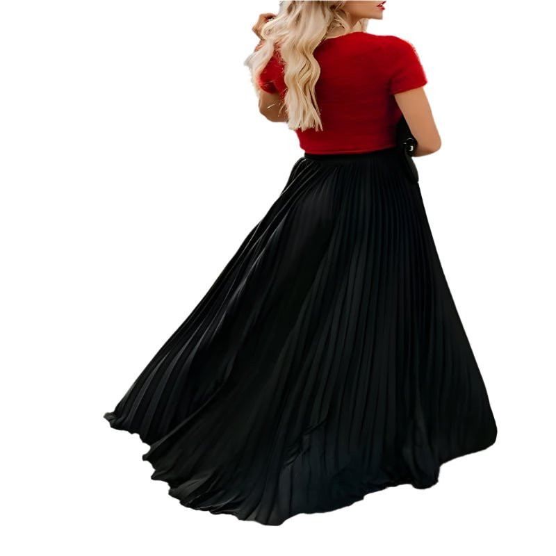Women's Fashion Casual High Waist Long Skirts - Weriion