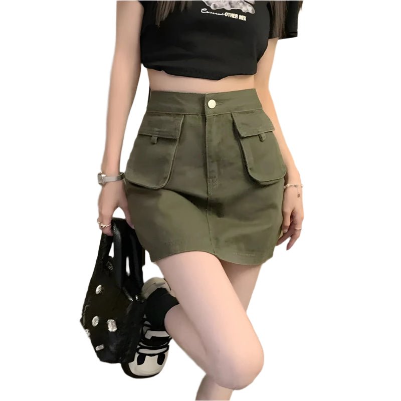 Women's Workwear A - Line High Waist Skirt - Weriion