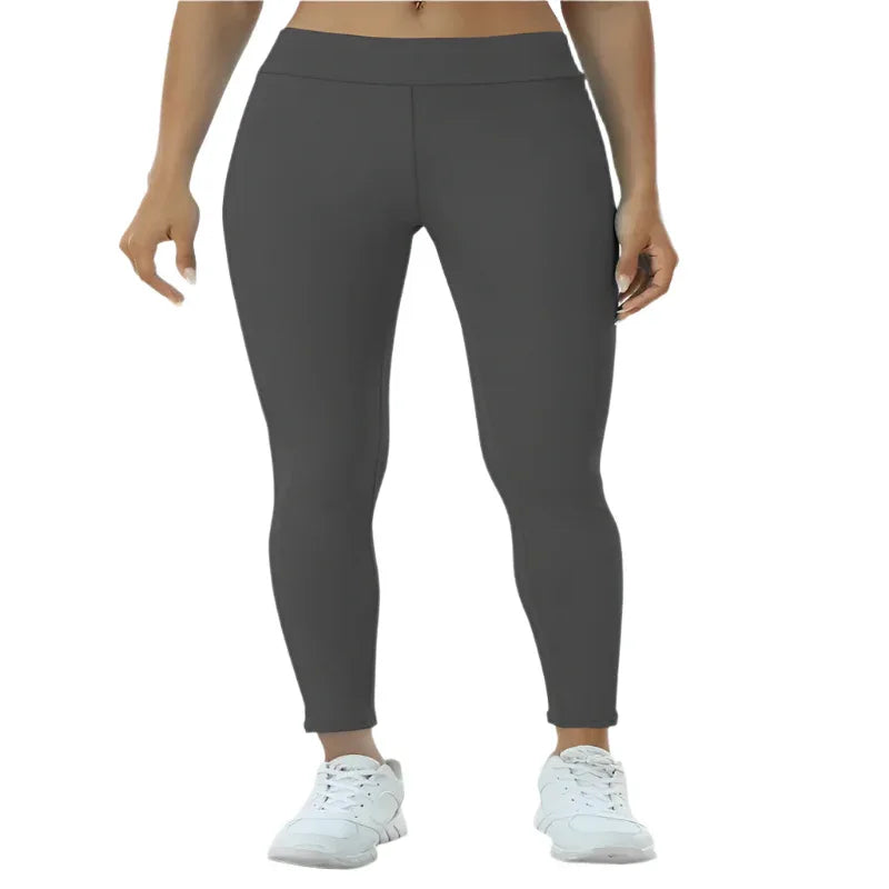 Women's Yoga Pants High Waist Lift High Elastic Tight Fitness Trousers Leggings - Weriion