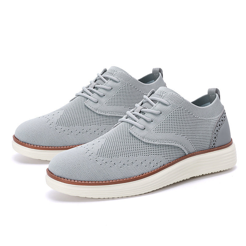 Outdoor Fly Woven Mesh Hiking Versatile Men's Casual Shoes