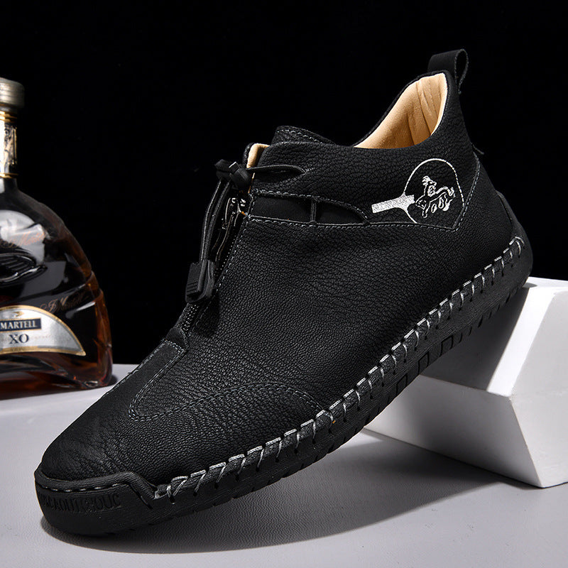 Men's Light And Comfortable Casual Leather Shoes