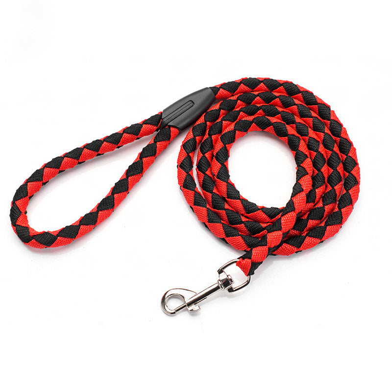 Nylon Non Retractable Braided Dog Leash