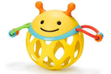 Plastic Ball Rattle Toys With Animal Designs