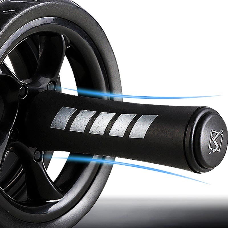Silent Two-Wheeled Abdominal Wheel Abdomen Roller For Strengthening The Core Muscles.
