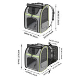 Expandable Spacious Breathable Pet Cat Dog Bag Backpack