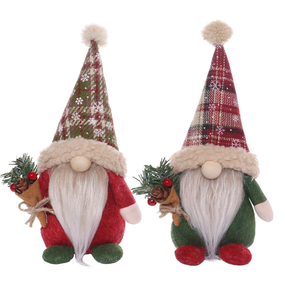 No Face Santa Baby Doll Christmas Ornaments For Decoration