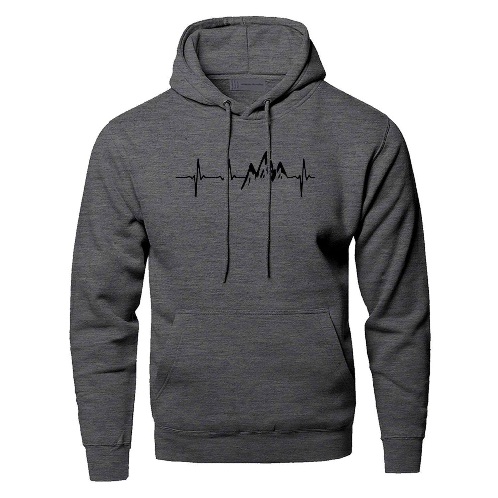 Men's Warm Comfortable Polyester Hoodie