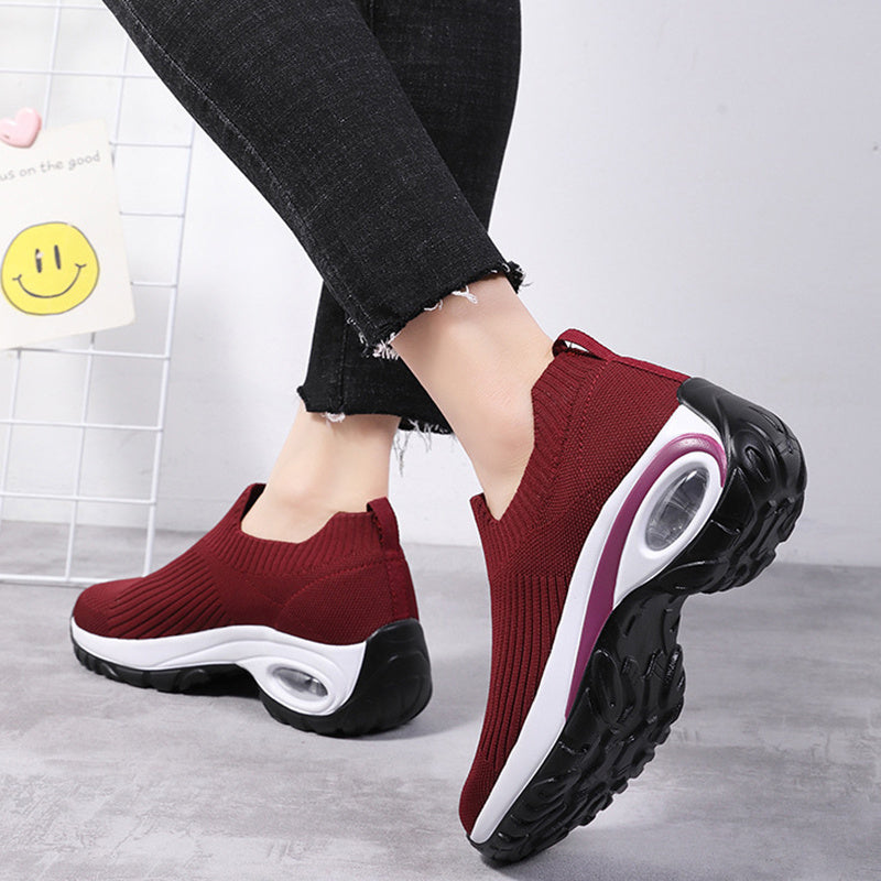 Sneakers Women's Air Cushion Mesh Breathable Running Sports Shoes