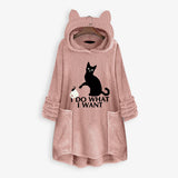 Women's Long Cat Hoodies