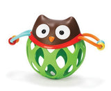 Plastic Ball Rattle Toys With Animal Designs