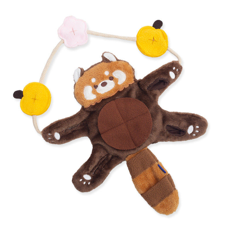 Pet Dog Plush Self Relieving Grinding Teeth Interactive Chew Toy.