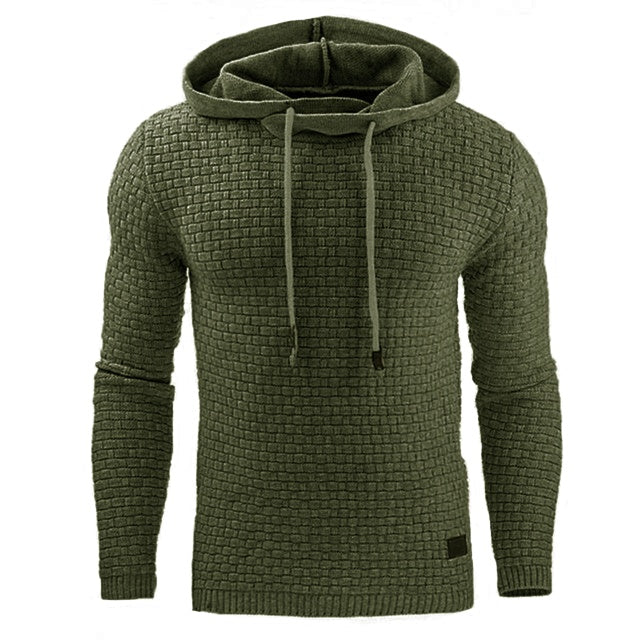 Men's Knitted Warm Hoodie Sweater