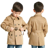 Boys Mid-Length Trench Coat