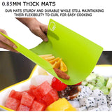 PP Plastic Environmentally Friendly Food Graded 4PCS Cutting Board Set