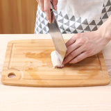 Healthy And Ecological Bamboo Cutting Board With Hanging Hole For Storage