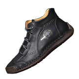 Men's Casual Martin Boots Hand Stitched High Top Men's Shoes