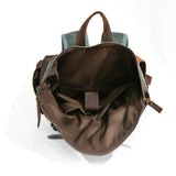 Oil wax Canvas Mountaineering Hiking Camping Bag School Unisex Backpack