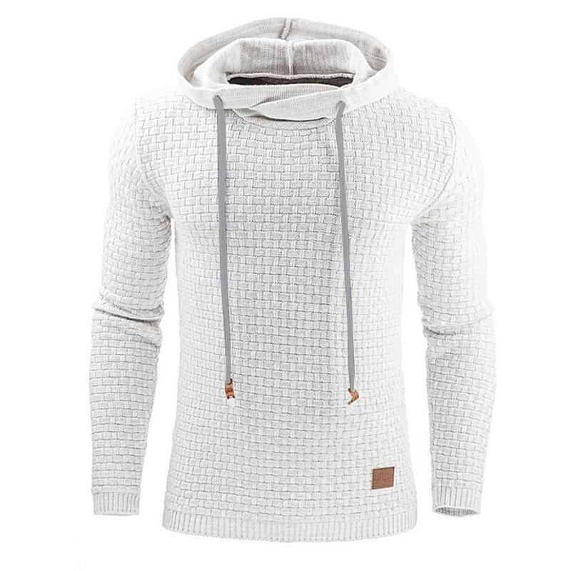 Men's Knitted Warm Hoodie Sweater