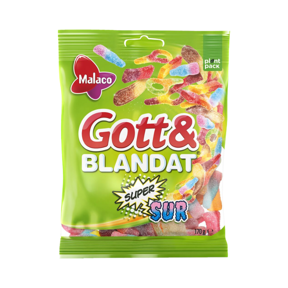 Gott & Blandat Super Sour 170g