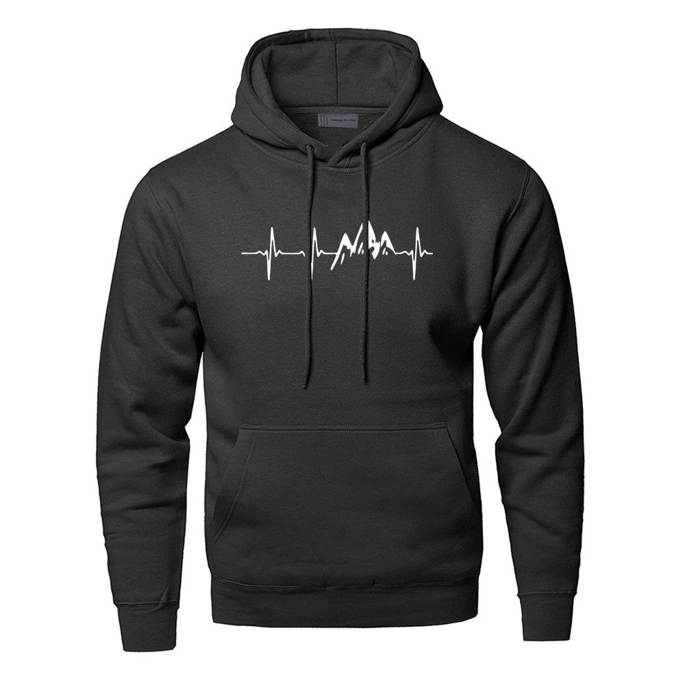 Men's Warm Comfortable Polyester Hoodie