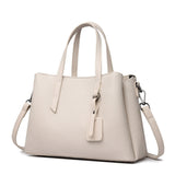 Cowhide Leather Women's Bag Large Capacity Handbag With Shoulder Strap