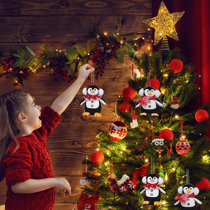 Christmas Decorations Little Penguin Christmas Doll