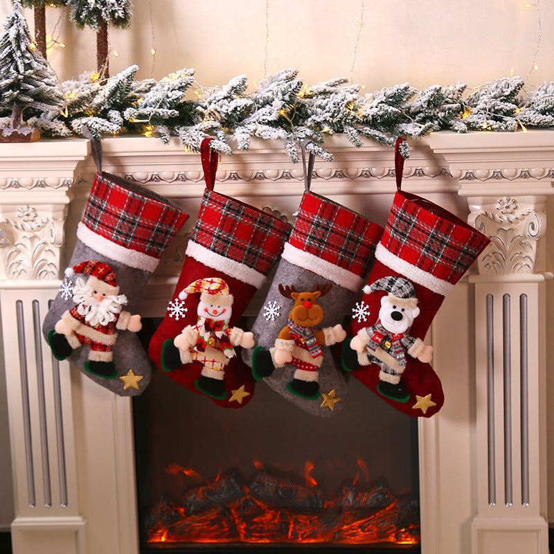 Home Fashion Christmas Decorations Socks