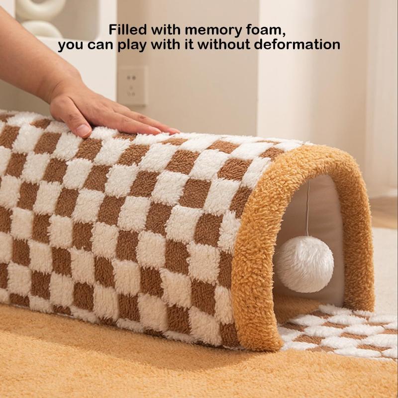 2 In 1 Pet Bed & Tunnel Cat Dog Toy - Weriion