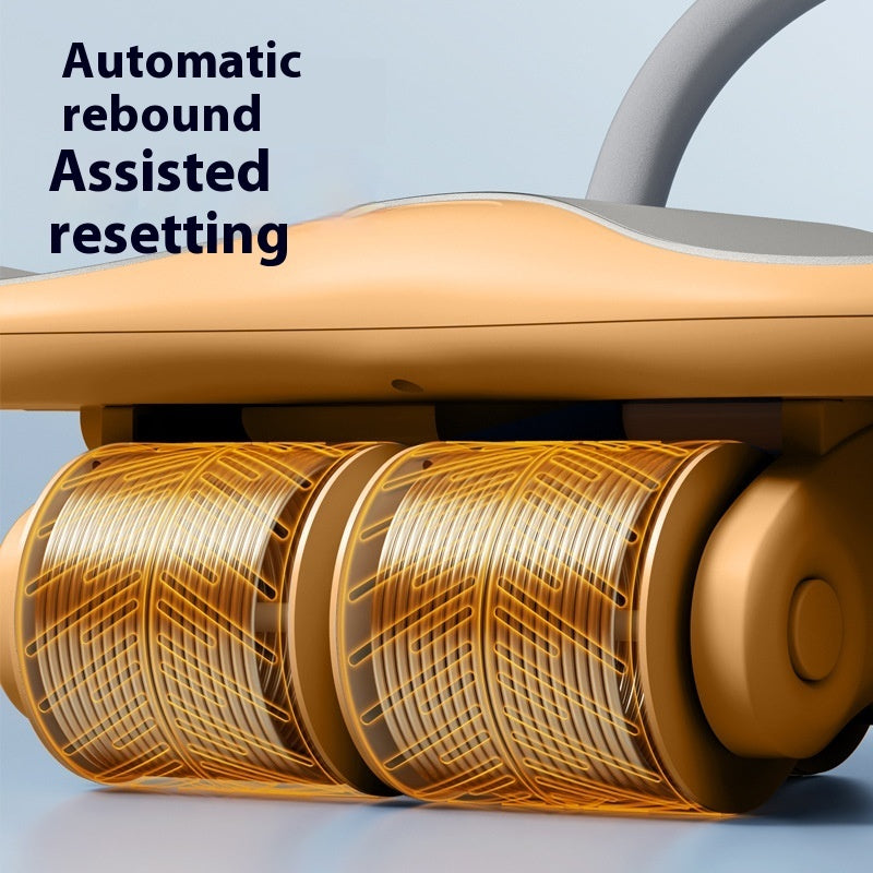 Abdominal Three-Wheel Elbow Pad Support Automatic Rebound Home Fitness Equipment.