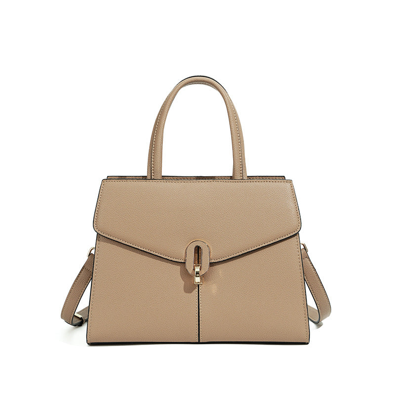 Leather Commuting High-Grade Handbag For Women
