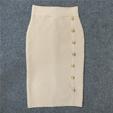 Slim Fit Bandage Temperament All-Match Hip Skirt