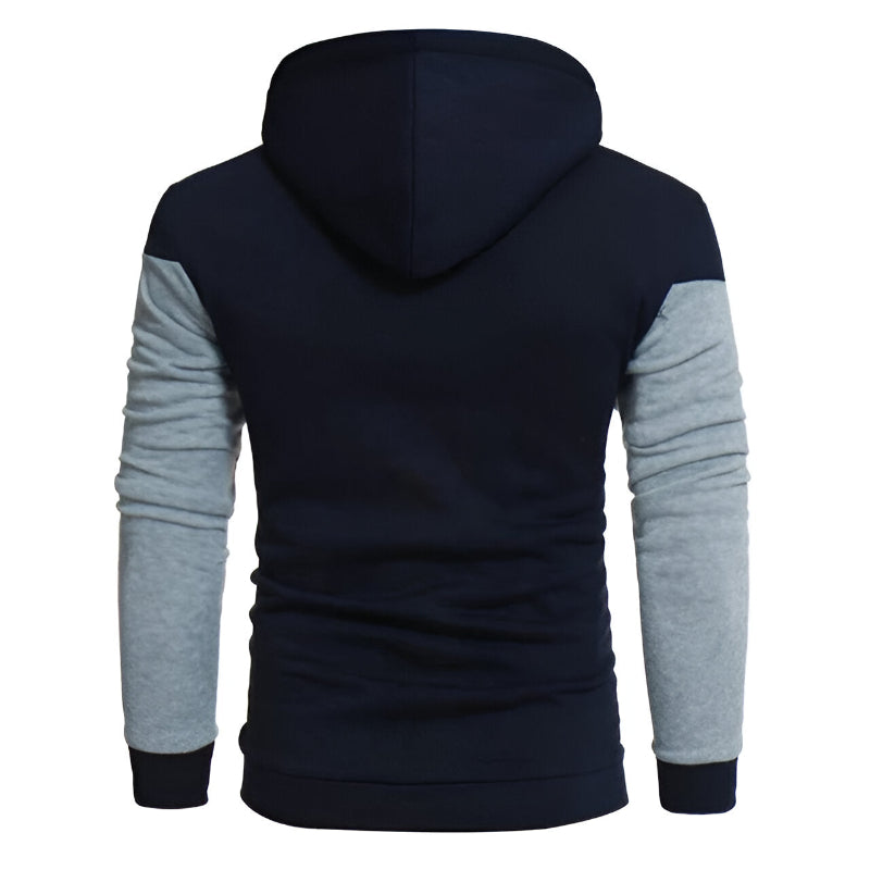 Patchwork Stitched Hoodie For Men