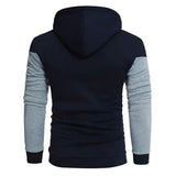 Patchwork Stitched Hoodie For Men