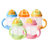 280ml Capacity Feeding Bottle With Handles & Straw - Weriion