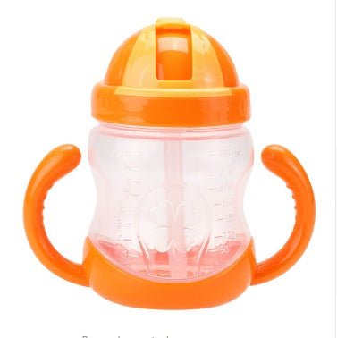 280ml Capacity Feeding Bottle With Handles & Straw - Weriion