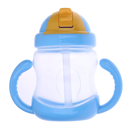 280ml Capacity Feeding Bottle With Handles & Straw - Weriion