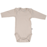 Bamboo Baby Long Sleeve Body Grey Romper