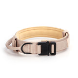 Tactical Adjustable Dog Collar Military German Shepherd Training Medium Large Pet Collar