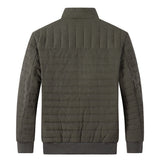 Men's Cotton-Padded Stand-Up Collar Jacket