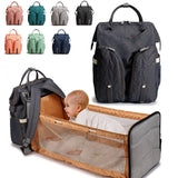 Portable Mummy Diaper Bag & Bed