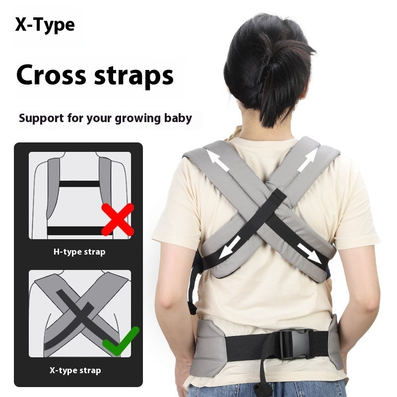 Adjustable Cotton Front And Back Baby Carrier