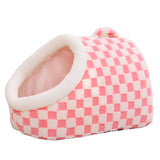 Pet Cat Four Seasons Universal Semi-Enclosed Dog House Thick Warm Pet Bed.