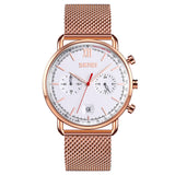 Luminous Multi-Functional Six-Hand Chronograph Quartz Watch