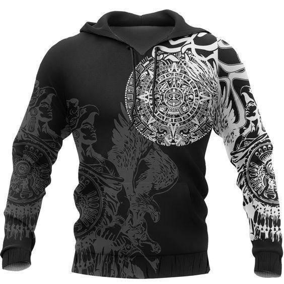 3D Digital Nordic Viking Designed Printed Hoodies - Weriion