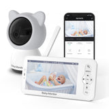 5 Inch Screen 1080P Infrared Night Vision Baby Monitor