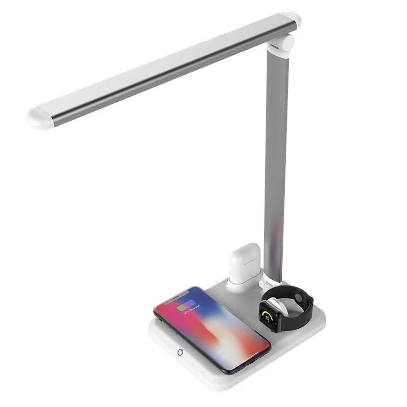 4 in 1 LED Desk Table Lamp Light Wireless Charger - Weriion