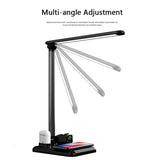 4 in 1 LED Desk Table Lamp Light Wireless Charger - Weriion