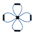 Versatile Eight Character Puller Resistance Band For Exercise And Fitness.
