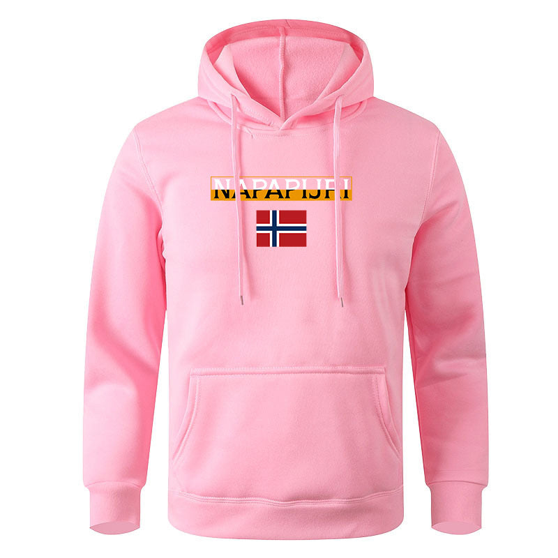Men's Pullover Printed Sweater Casual Hoodie