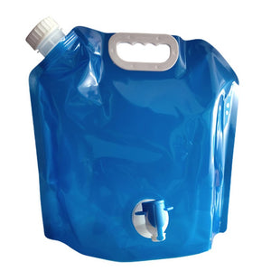 Bolsa de almacenamiento de agua para exteriores para acampar y hacer senderismo con grifo